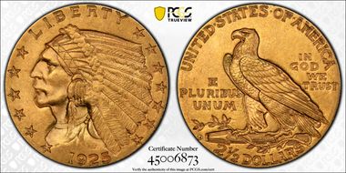 1925-D $2.50 MS63