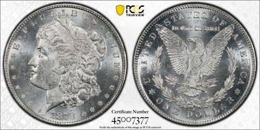 1878-S $1 MS62