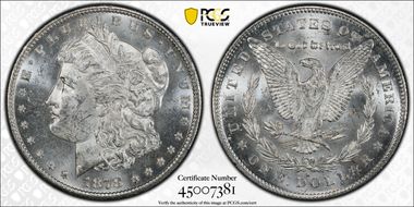 1878-S $1 MS62