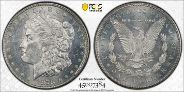 1878-S $1 MS62
