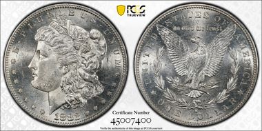 1882-S $1 MS62