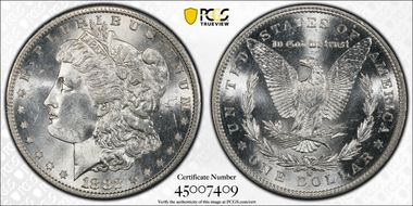 1882-S $1 MS62