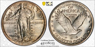 1918-S 25C MS65