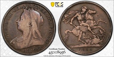 1893 Crown S-3937 LVII Edge VF25