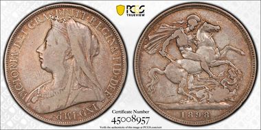 1898 Crown S-3937 LXII Edge VF30