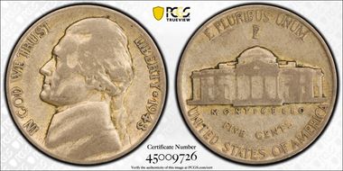 1943-P 5C DDO FS-103 VF20