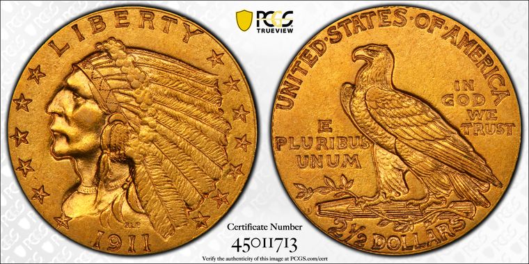 Cert 45011713 - Coin Image