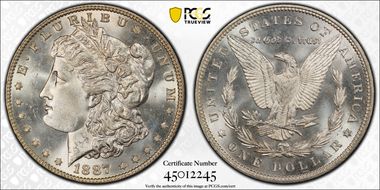 1887 $1 MS65