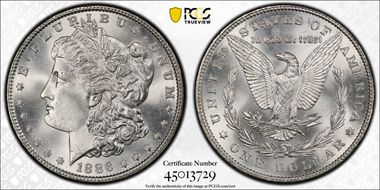1886 $1 MS67