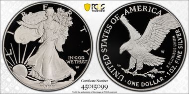 2022-W  $1 Silver Eagle First Strike PR69DCAM