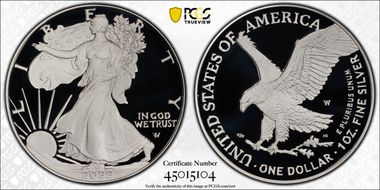 2022-W  $1 Silver Eagle First Strike PR70DCAM