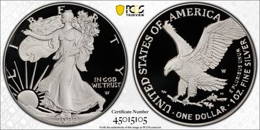 2022-W  $1 Silver Eagle First Strike PR70DCAM