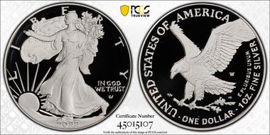 2022-W  $1 Silver Eagle First Strike PR69DCAM