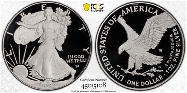 2022-W  $1 Silver Eagle First Strike PR69DCAM