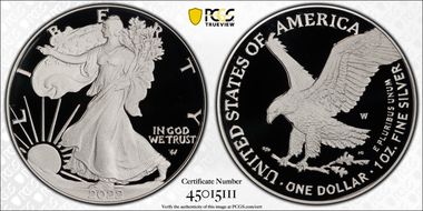 2022-W  $1 Silver Eagle First Strike PR69DCAM