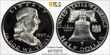 1959 50C PR66CAM