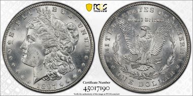 1897 $1 MS65