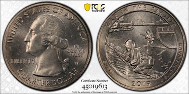 2019-W 25C War in the Pacific NP MS65