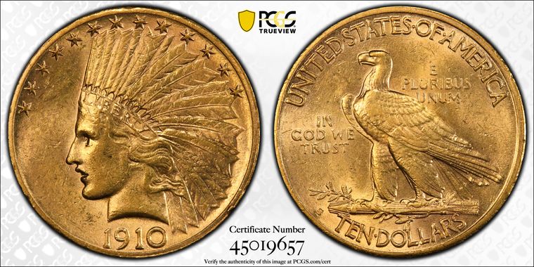 Cert 45019657 - Coin Image