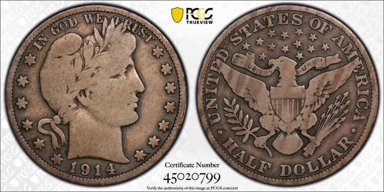 Cert 45020799 - Coin Image