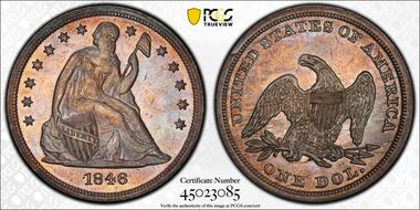 1846 $1 MS61