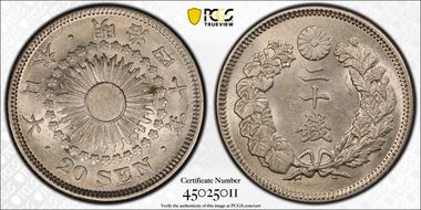 (1907) M40 20 Sen JNDA 01-22 MS63