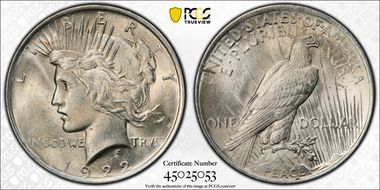 1922 $1 MS63