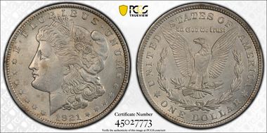 1921 $1 Morgan N1