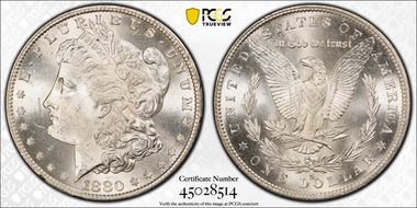 1880-S $1 MS64