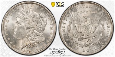 1890 $1 MS63