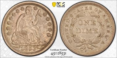 1853 10C Arrows XF45