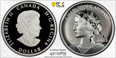 2022 $1 Peace Dollar Ultra High Relief PR69DCAM