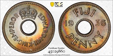 1936 1D Edward VIII MS66