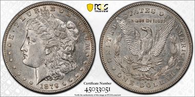 1879-S $1 Reverse of 1878 AU50