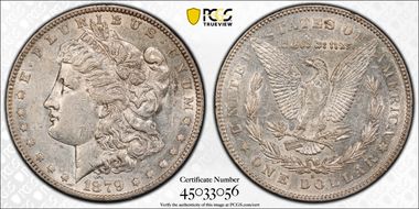 1879-S $1 Reverse of 1878 XF45