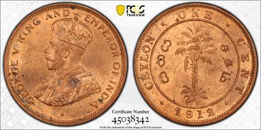 1912 1C MS64RB