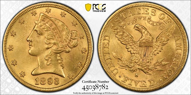 Cert 45038782 - Coin Image