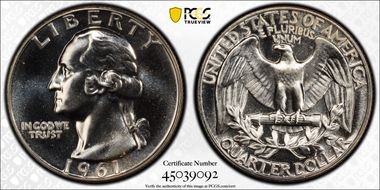 1961 25C PR66