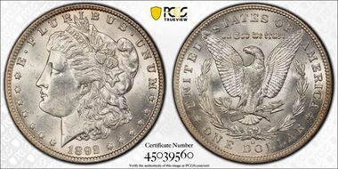 1892-O $1 MS62