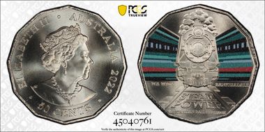 2022 50C WA W945 Banksiadale Australian Rail Heritage MS68