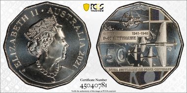 2021 50C Centenary of the RAAF P-40 Kittyhawk MS69