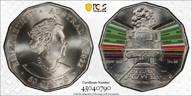 2022 50C NSW S. Maitland Rail No.25 Australian Rail Heritage MS69