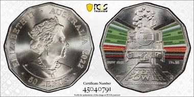 2022 50C NSW S. Maitland Rail No.25 Australian Rail Heritage MS69