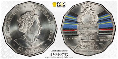 2022 50C Victorian Railways R711 Australian Rail Heritage MS68