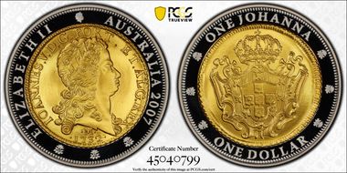 2007 $1 Portuguese Johanna PR70DCAM