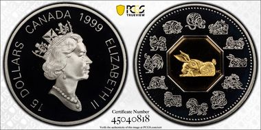 1999 $15 Rabbit PR69DCAM