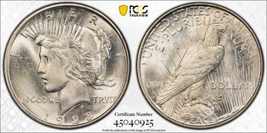 1923-D $1 MS66
