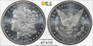 1901-O $1 MS64DMPL