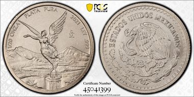 2021-Mo 1/20 oz Libertad Silver MS70