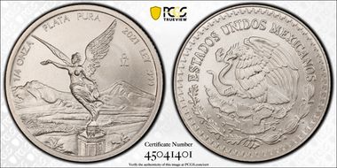 2021-Mo 1/4 oz Libertad Silver MS69